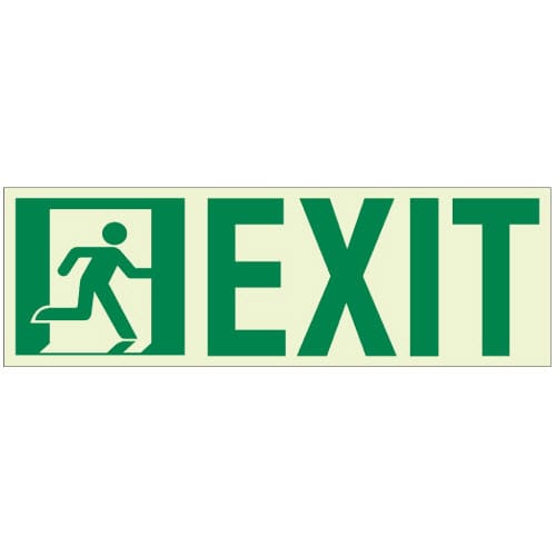 CAD Drawings BIM Models Ecoglo Inc. ROE3312 Door Mounted Luminous Exit Sign